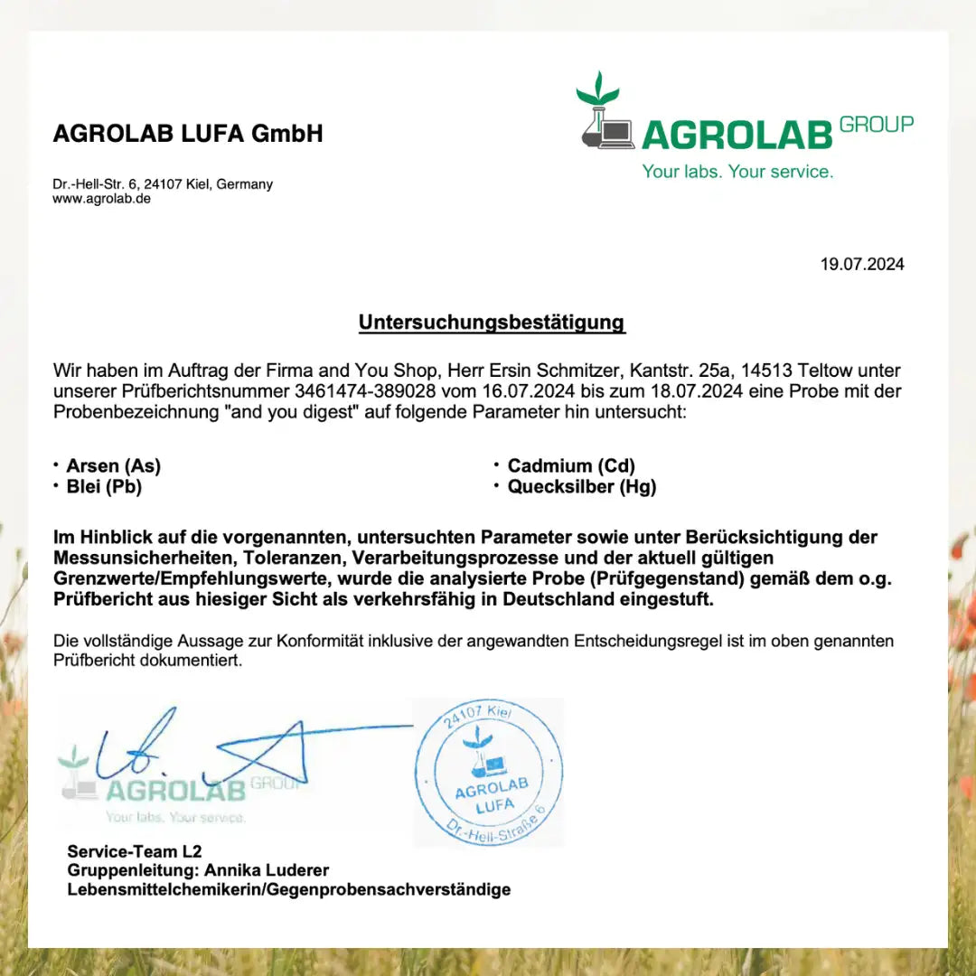 and you digest - Verdauungsenzyme - 60 Kapseln