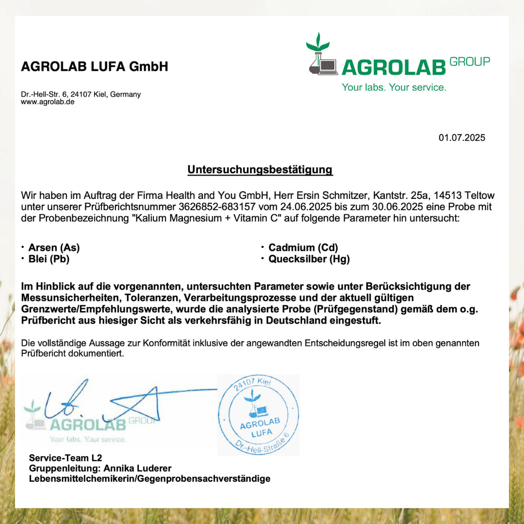 Kalium Magnesium - 180 g Pulver