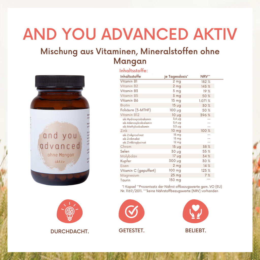 and You advanced ohne Mangan aktiv  - 90 Kapseln