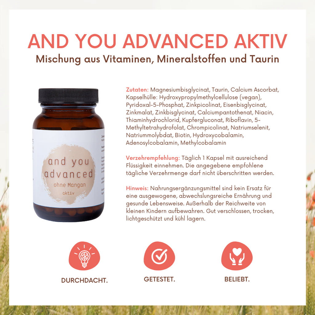 and You advanced ohne Mangan aktiv  - 90 Kapseln