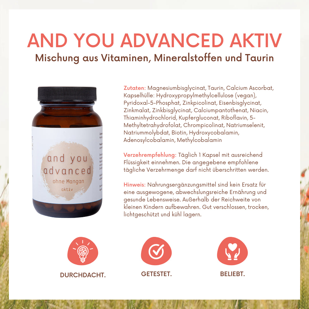 and You advanced ohne Mangan aktiv  - 90 Kapseln