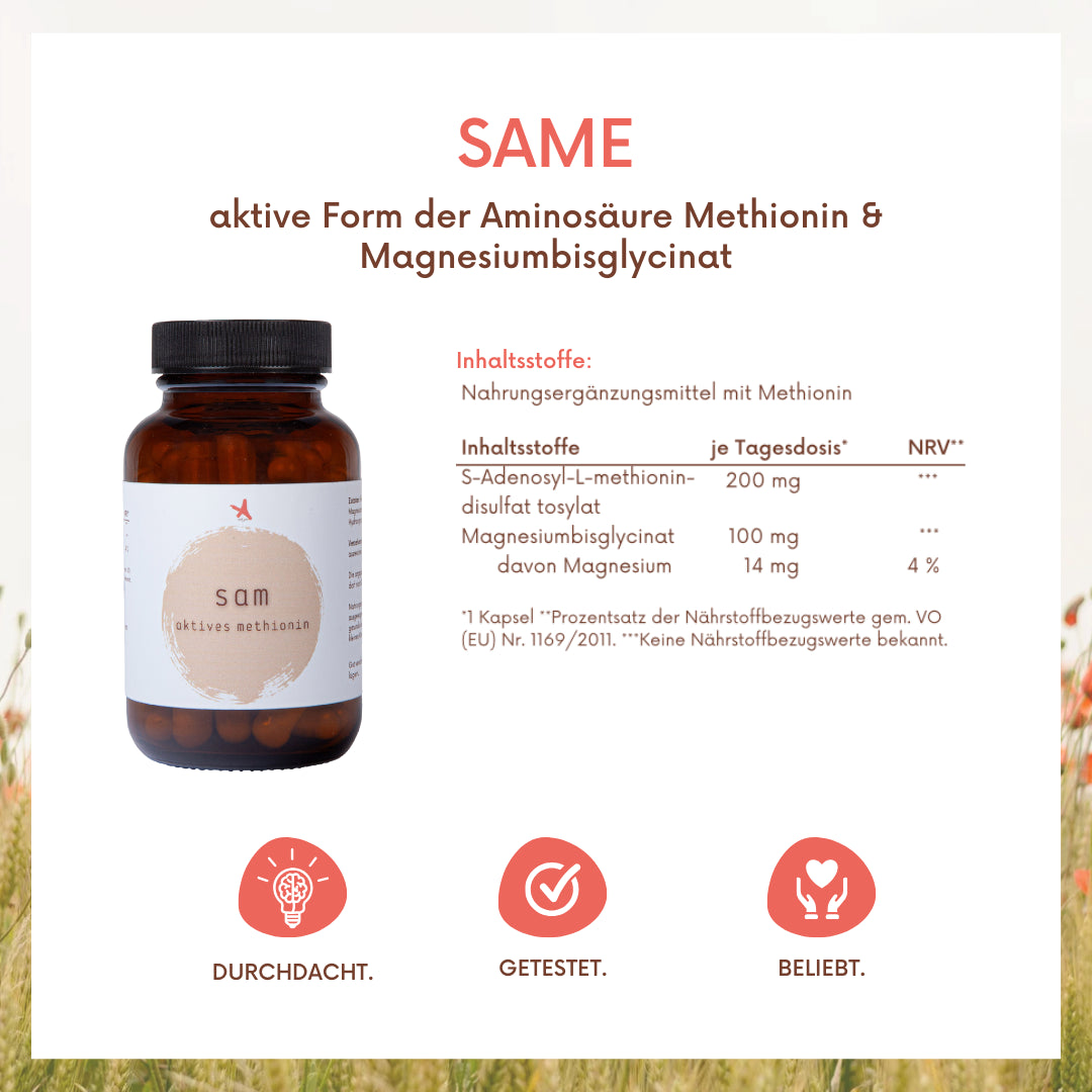 SAMe 60 Kapseln | S-Adenosyl-methionin