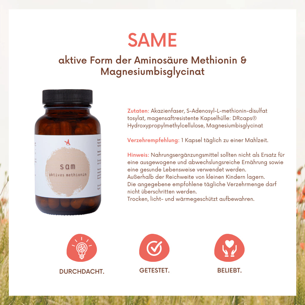 SAMe 60 Kapseln | S-Adenosyl-methionin