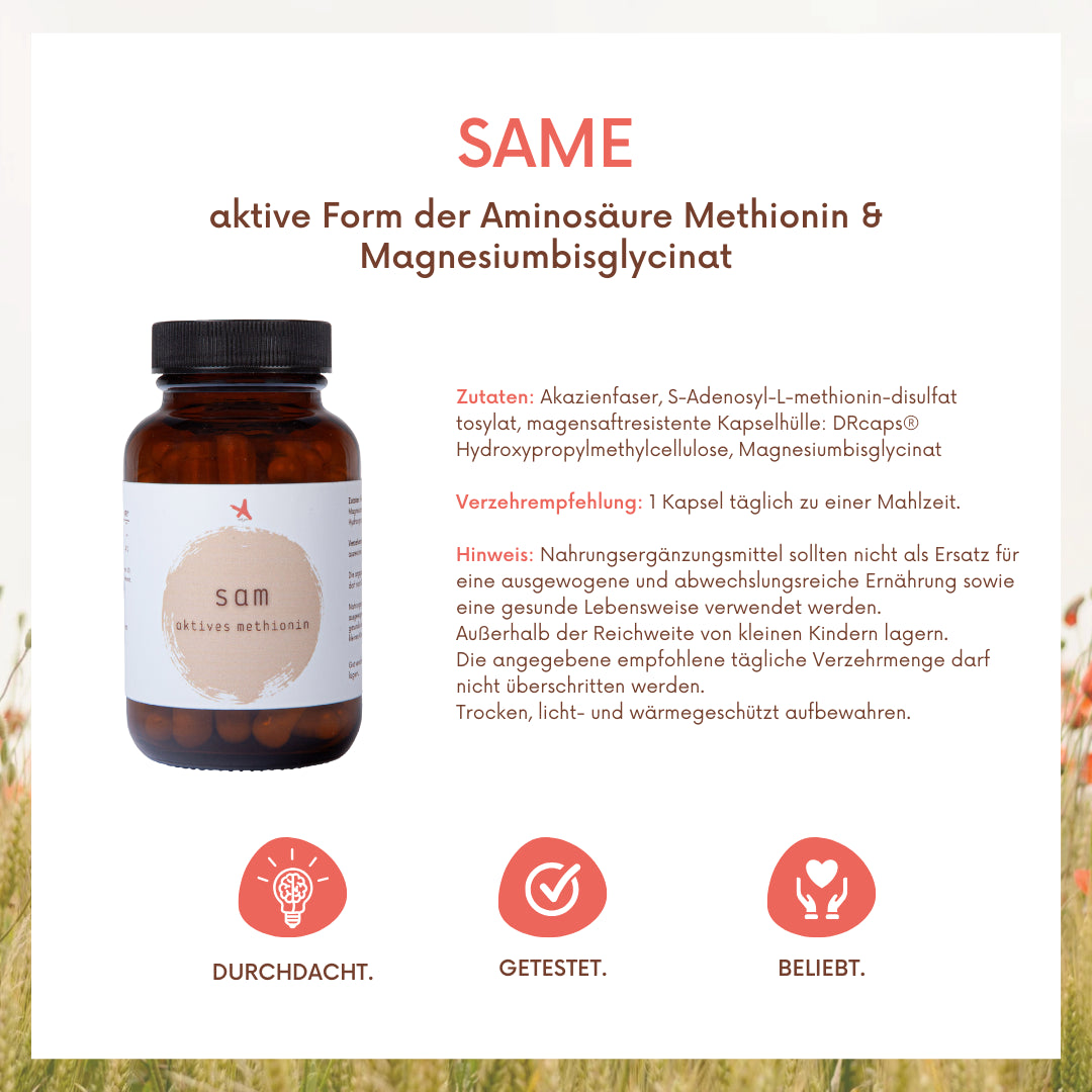 SAMe 60 Kapseln | S-Adenosyl-methionin
