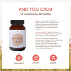 and you calm - 90 Kapseln - mit Ashwagandha