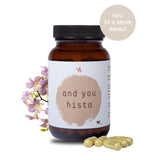 and you hista - 90 Kapseln - mit gepuffertem Vitamin C, Quercetin, Rutin und Kupfergluconat