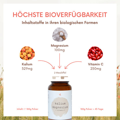 Kalium Magnesium - 180 g Pulver
