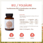 Vitamin B12 + Folsäure aktiv - 60 Kapseln