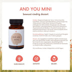 and you mini aktiv 90 Kapseln mit Vitaminen & Mineralstoffen - Multivitamin Kinder