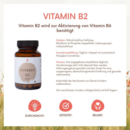 Vitamin B2 - 60 Kapseln