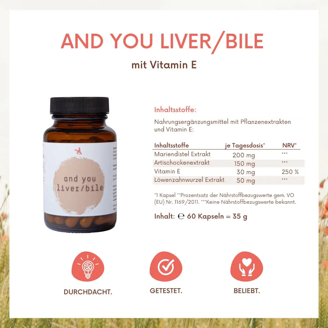 and you liver/bile - 60 Kapseln