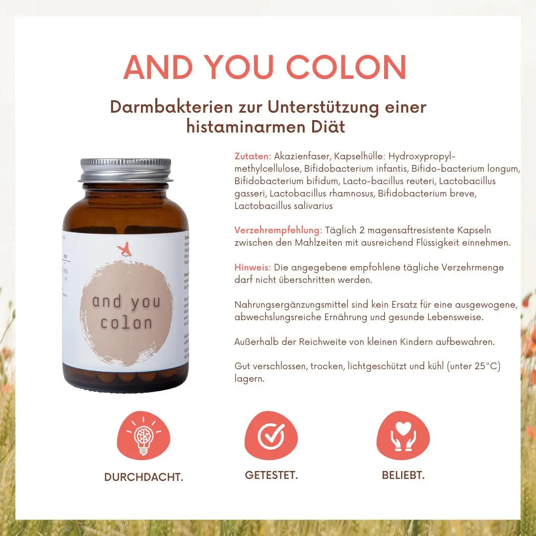 and you colon Probiotika - 60 Kapseln