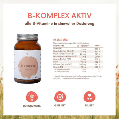 B-Komplex aktiv - 120 Kapseln