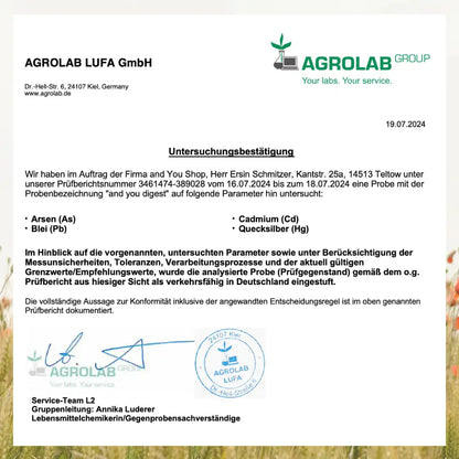 and you digest - Verdauungsenzyme - 60 Kapseln