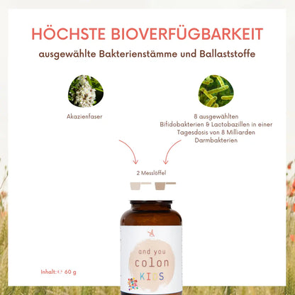 and you colon Kids Probiotika - Pulver 60 g