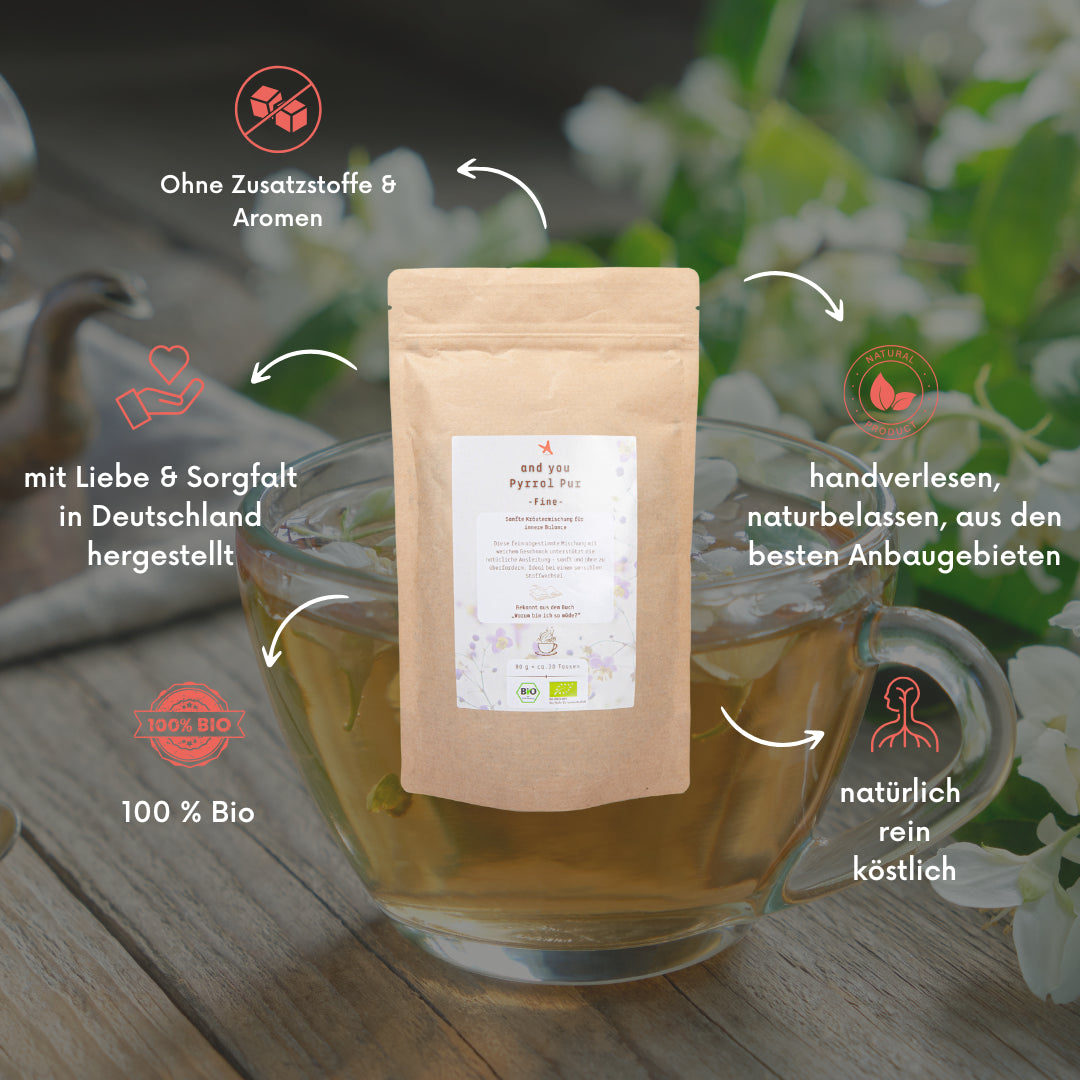 and you Pyrrol Pur -Fine- BIO Kräutertee 80 g