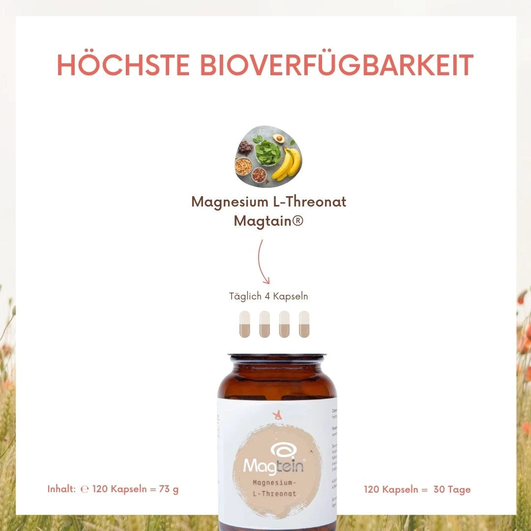 Magnesium L-Threonat Magtein® - 120 Kapseln