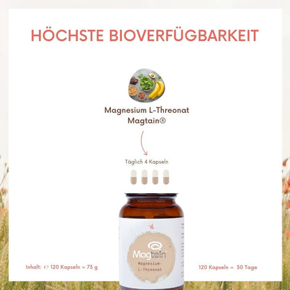 Magnesium L-Threonat Magtein® - 120 Kapseln