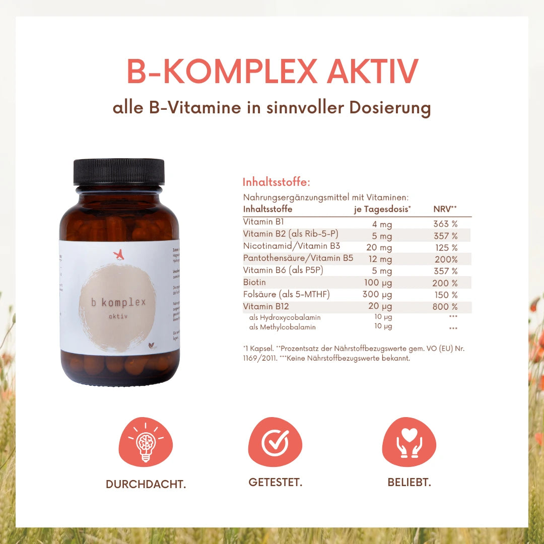 B-Komplex aktiv - 120 Kapseln