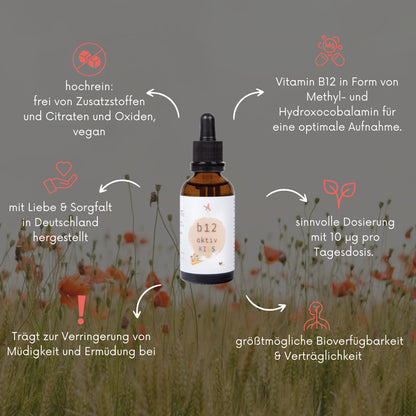 Vitamin B12 aktiv Kids Tropfen - 20 ml