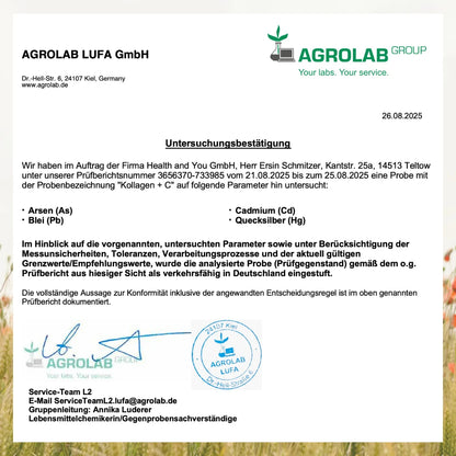 and you Kollagen+C Pulver - 315 g