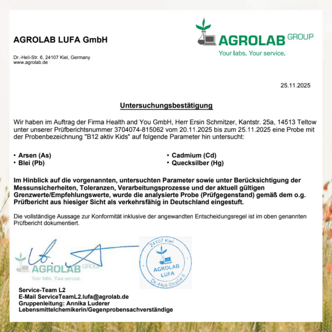 Vitamin B12 aktiv Kids Tropfen - 20 ml