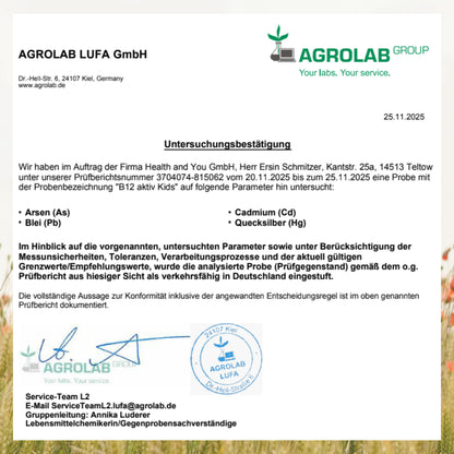 Vitamin B12 aktiv Kids Tropfen - 20 ml