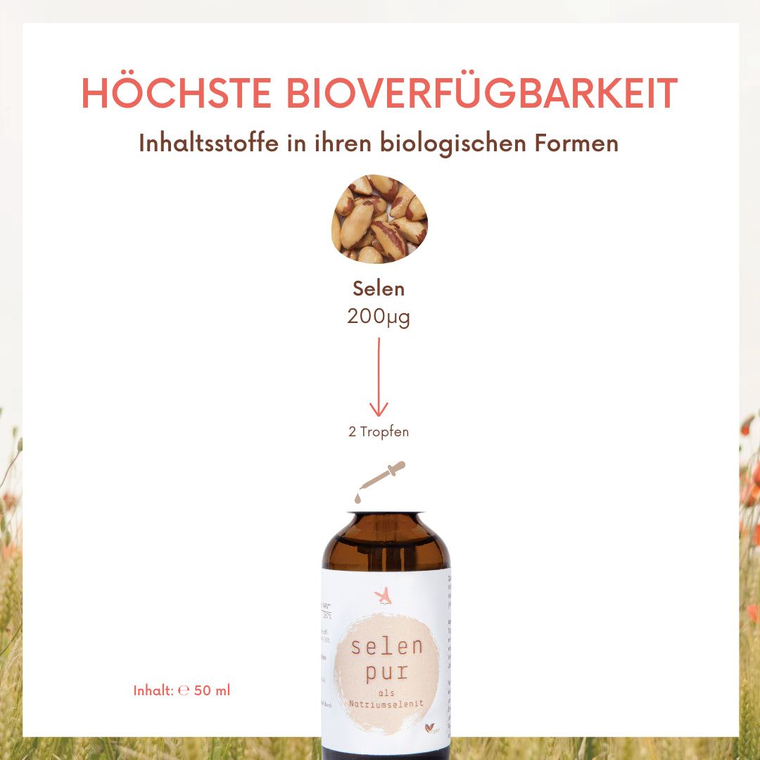 Selen pur Tropfen - 50 ml