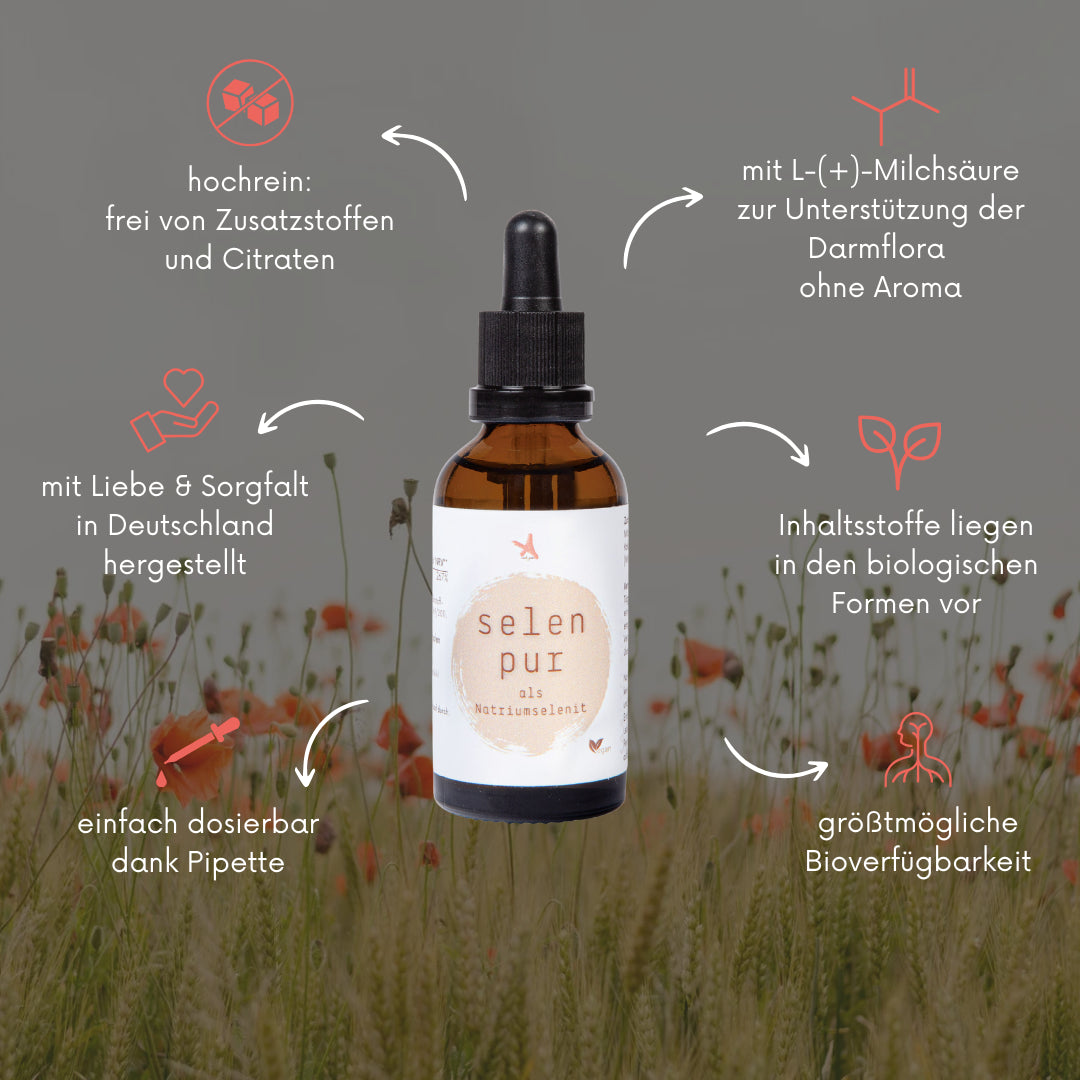 Selen pur Tropfen - 50 ml