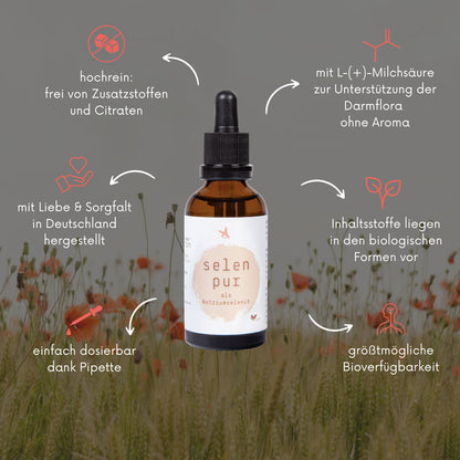 Selen pur Tropfen - 50 ml