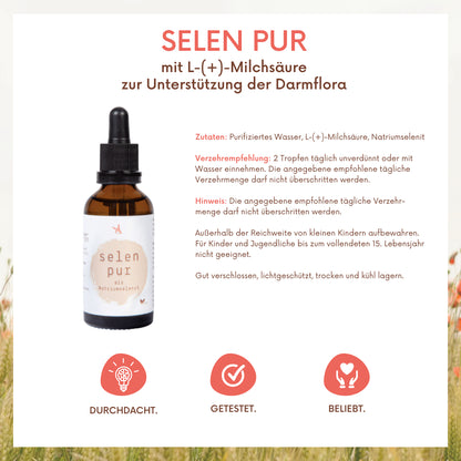Selen pur Tropfen - 50 ml