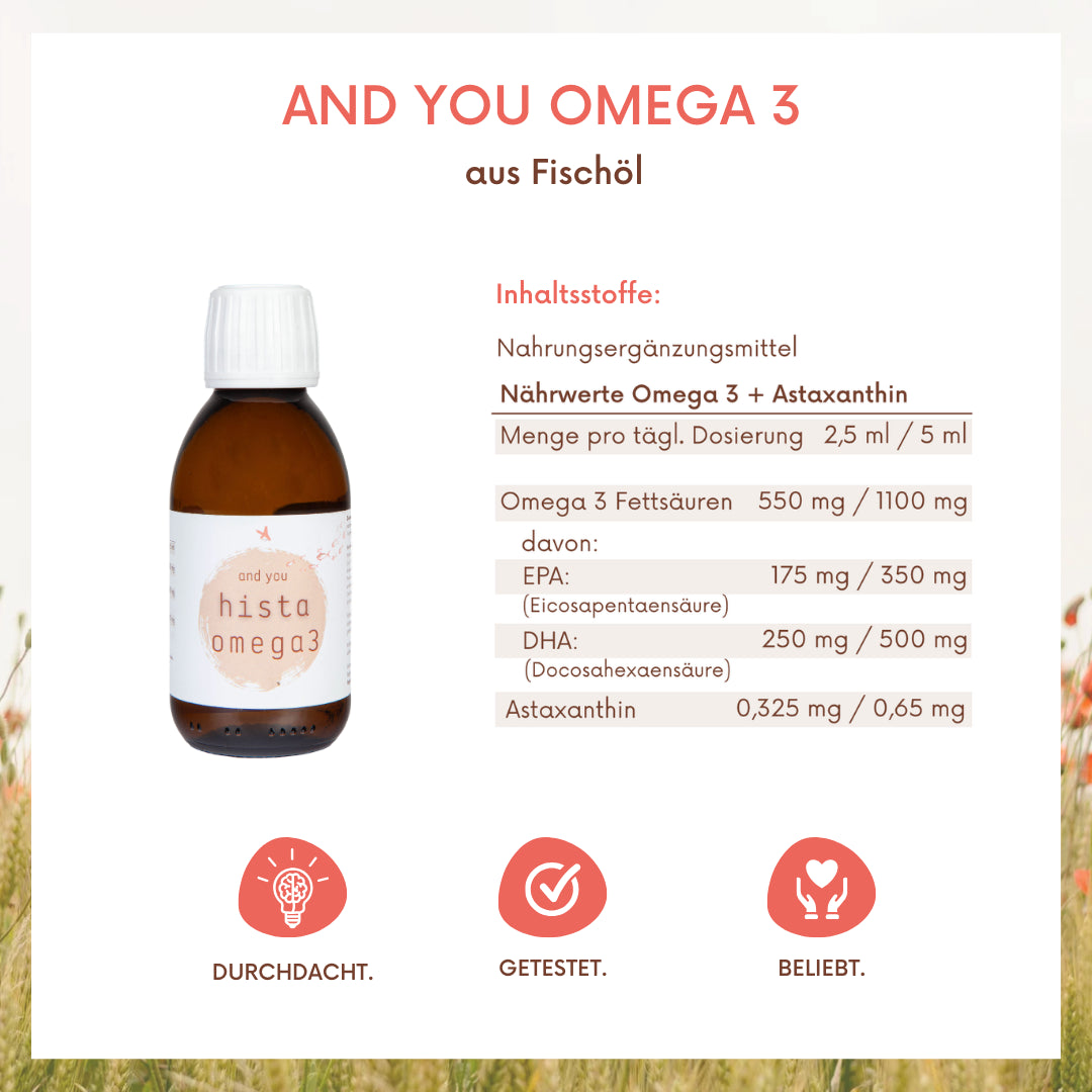 and you hista omega 3 - 150 ml