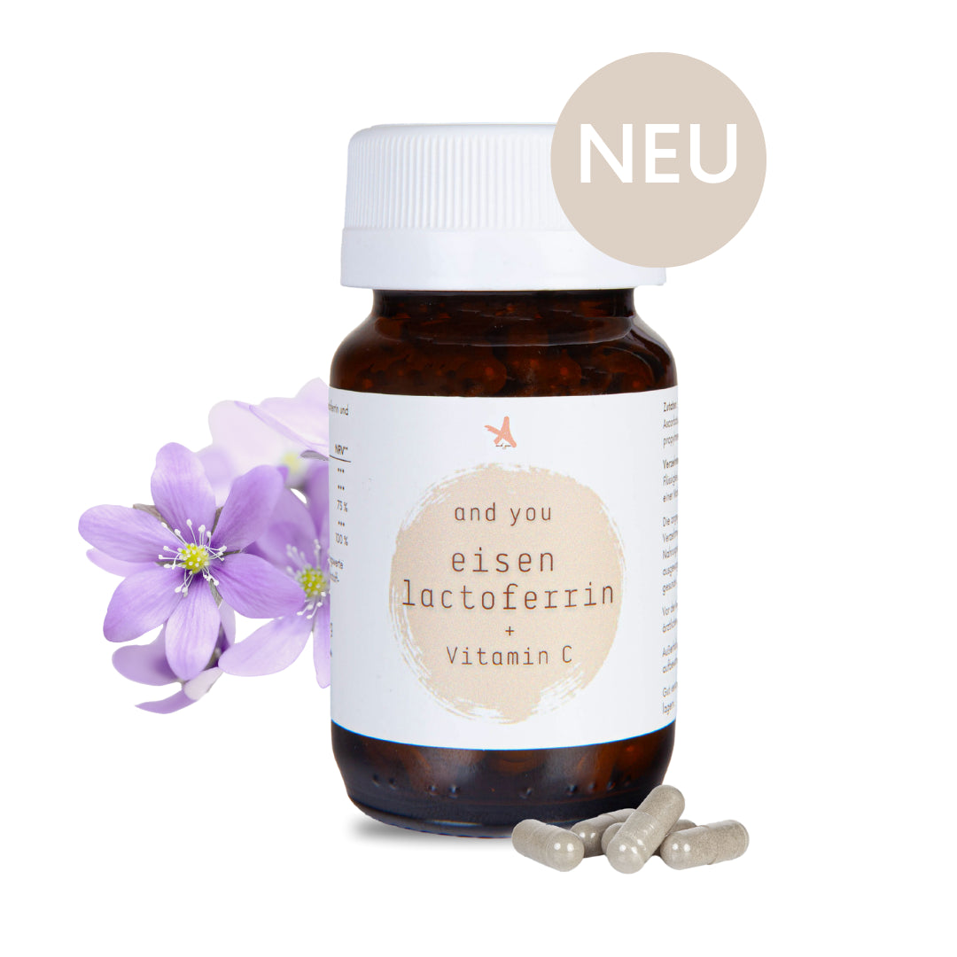 Eisen mit Lactoferrin + Vitamin C
