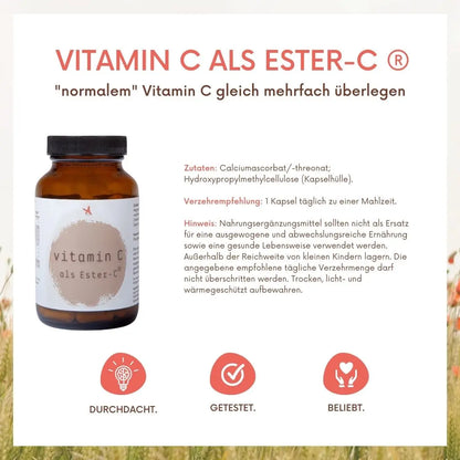 Vitamin C als Ester-C® - 120 Kapseln