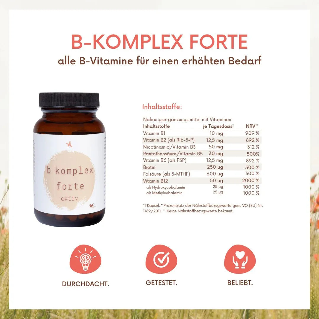 B-Komplex forte aktiv - 120 Kapseln