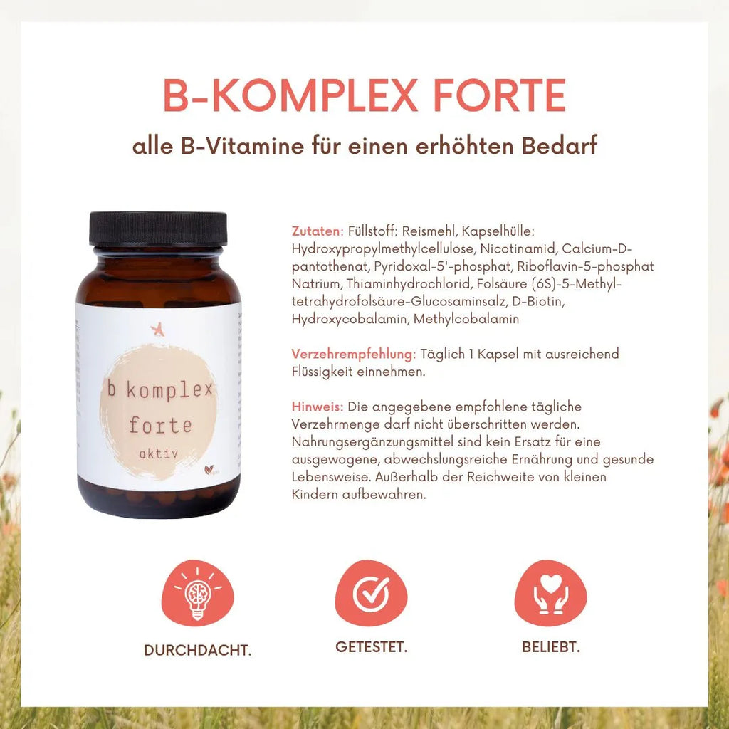 B-Komplex forte aktiv - 120 Kapseln