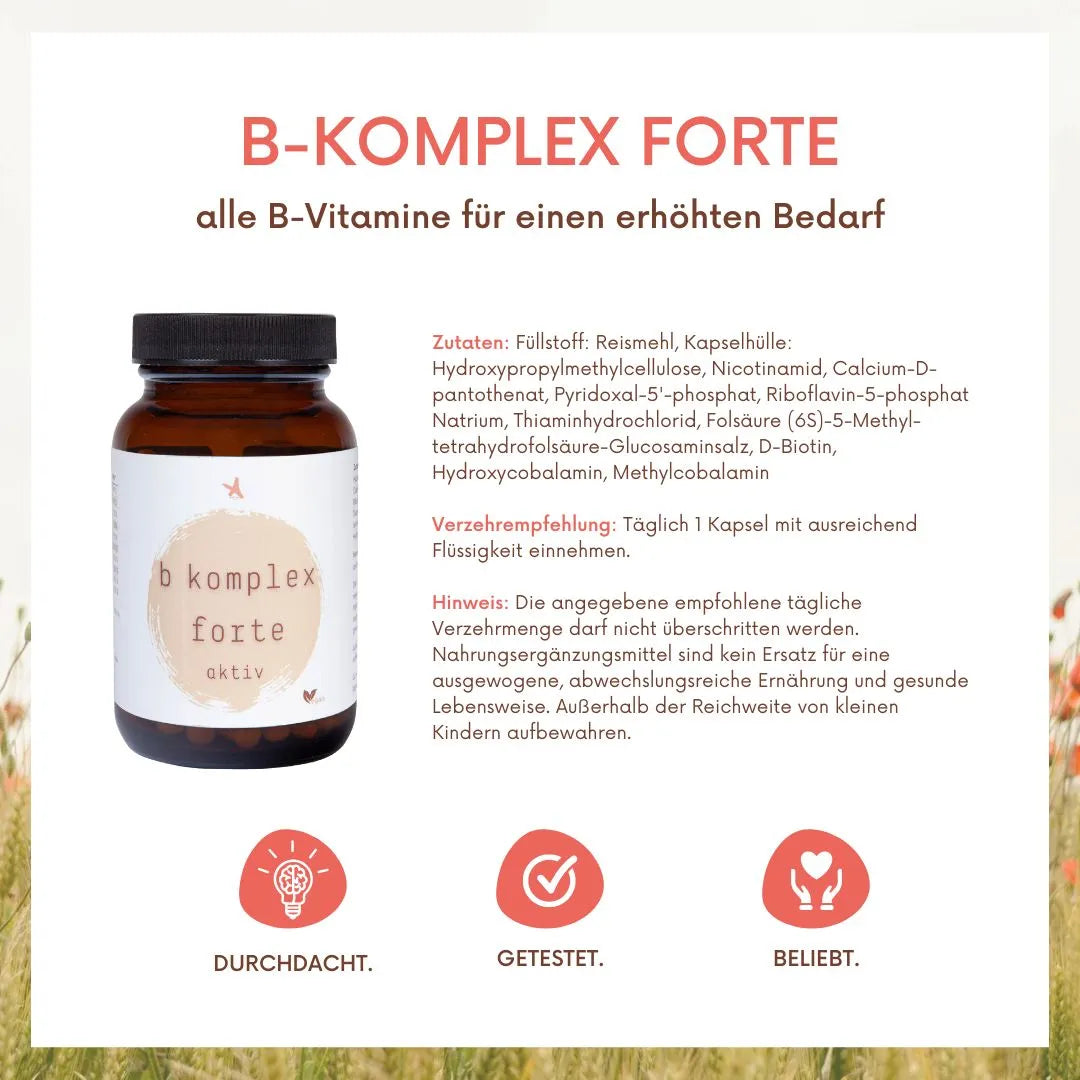 B-Komplex forte aktiv - 120 Kapseln