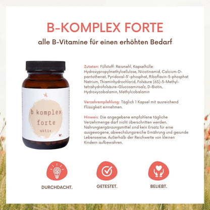 B-Komplex forte aktiv - 120 Kapseln