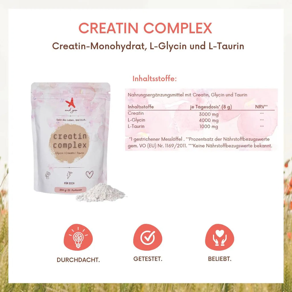 Creatin Complex mit Glycin & Taurin - 250 g