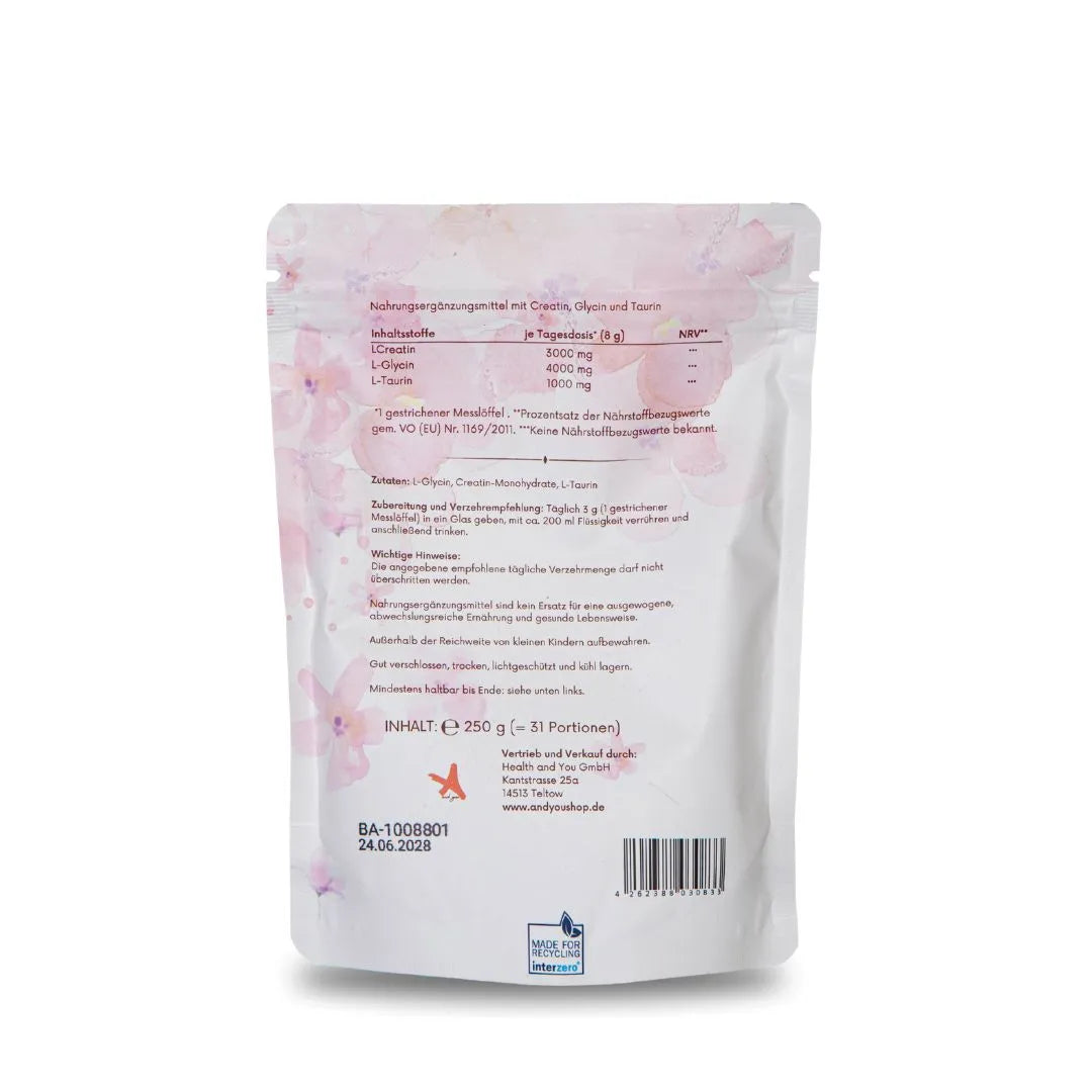 Creatin Complex mit Glycin & Taurin - 250 g