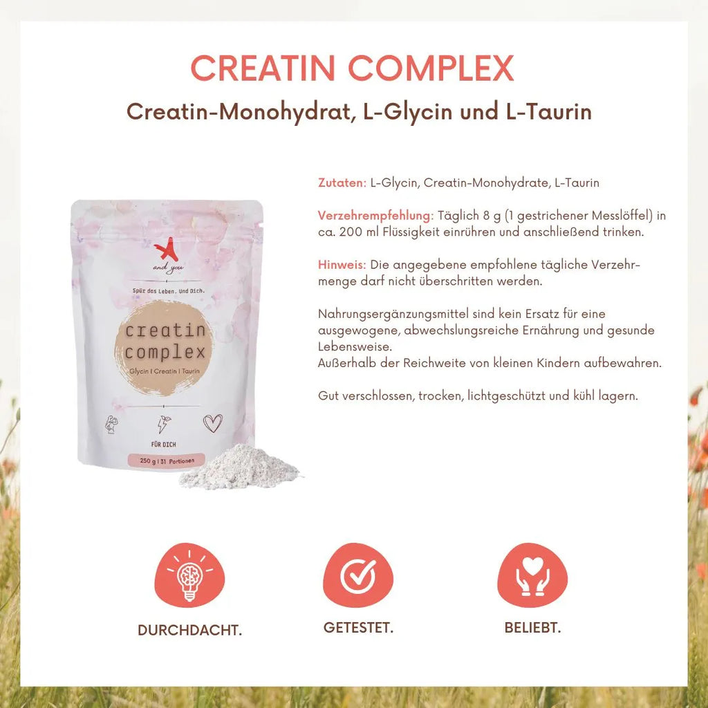 Creatin Complex mit Glycin & Taurin - 250 g