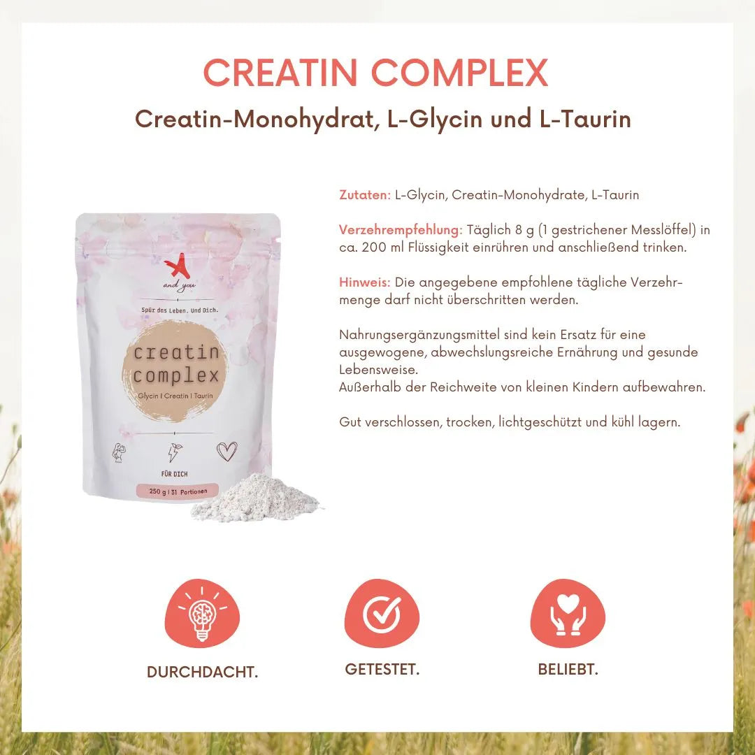 Creatin Complex mit Glycin & Taurin - 250 g