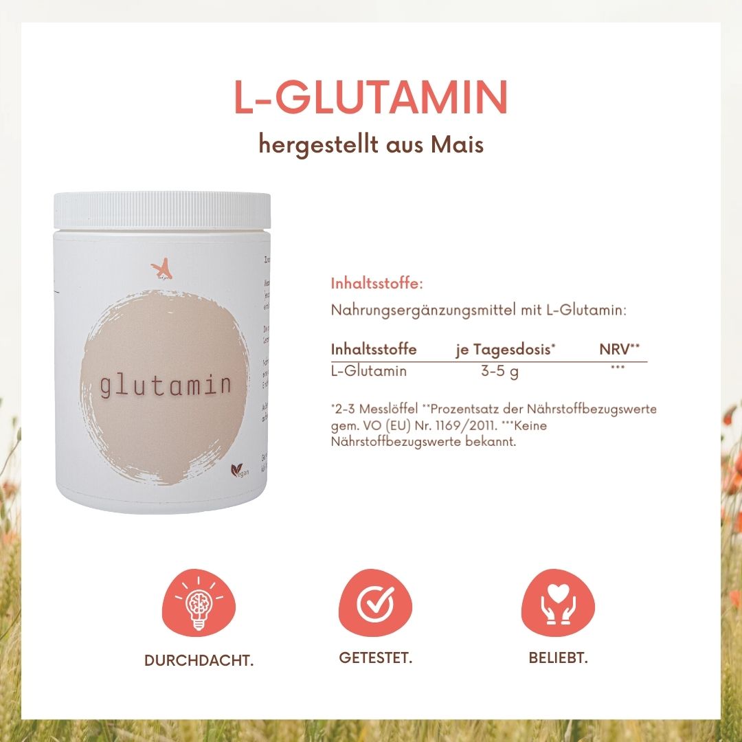 L-Glutamin - Pulver 500 g