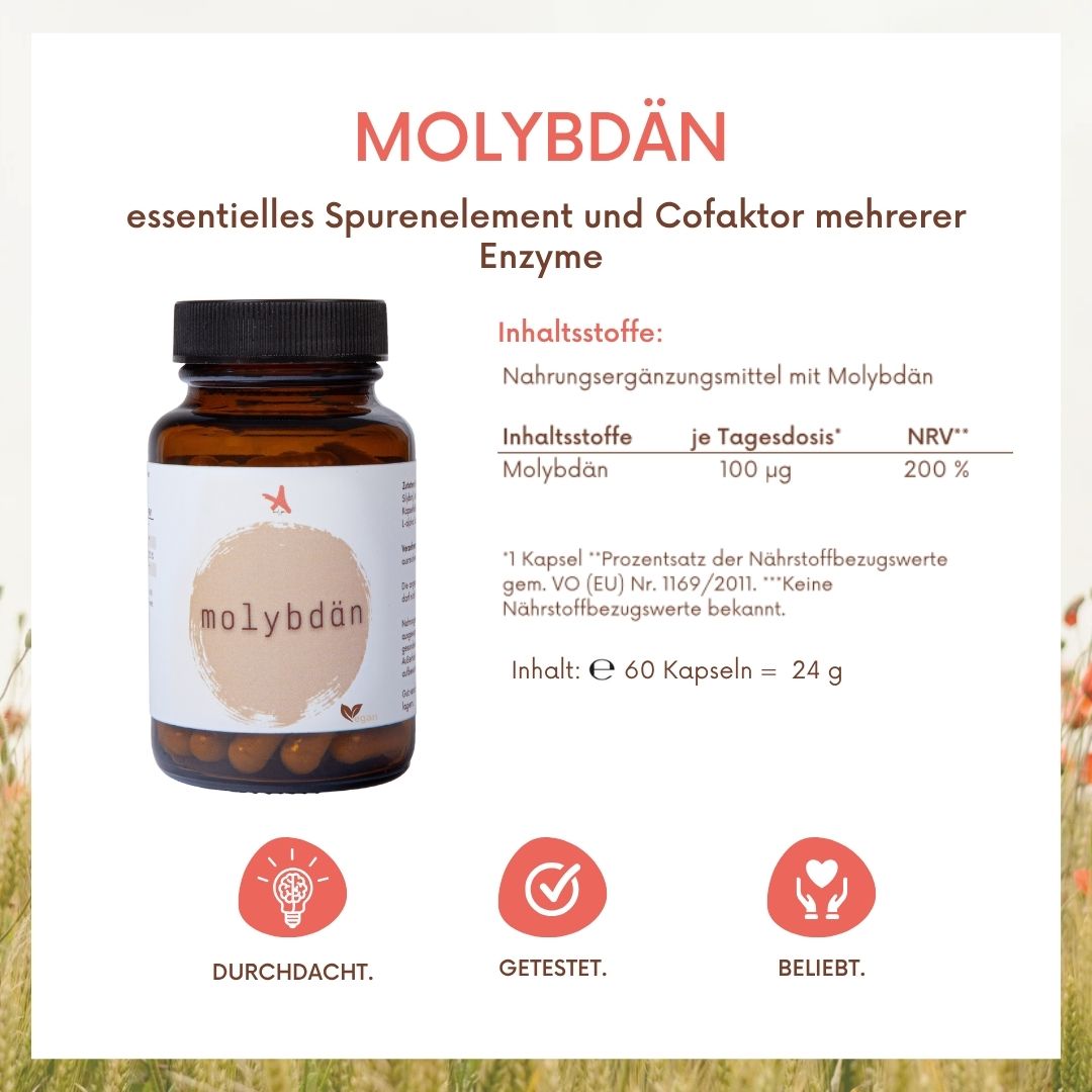 Molybdän - 60 Kapseln