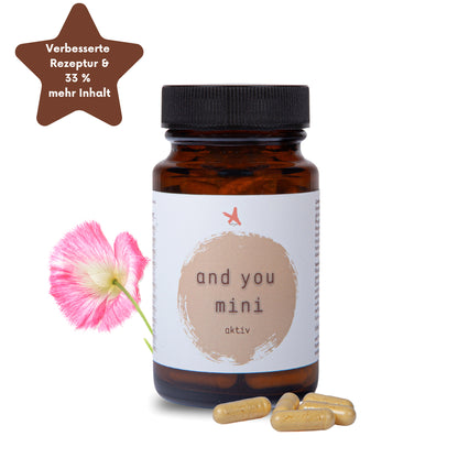 and you mini aktiv 90 Kapseln mit Vitaminen & Mineralstoffen - Multivitamin Kinder