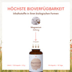 Magnesium als Bisglycinat Malat Taurat  - 120 Kapseln - citratfrei - Dreifach-Komplex