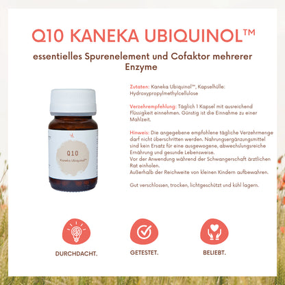 Q10 Kaneka Ubiquinol™ - 60 Kapseln