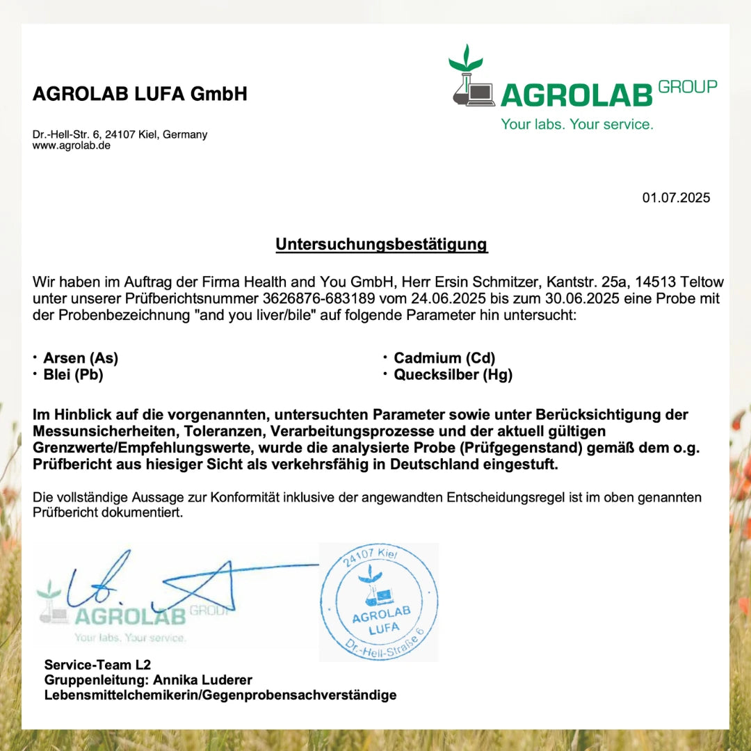 and you liver/bile - 60 Kapseln