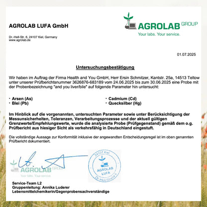 and you liver/bile - 60 Kapseln