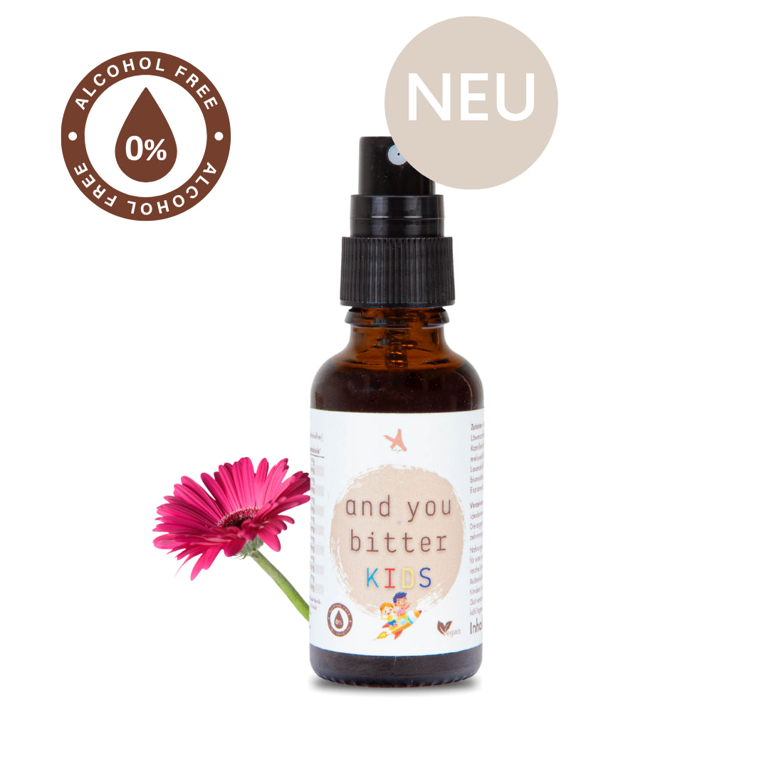 and you bitter kids - 14-Kräuter Bittermischung 30 ml Ohne Alkohl. Pumpspray